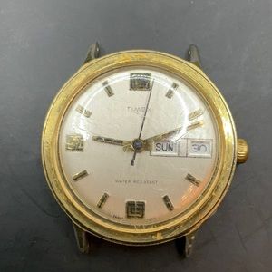 Vintage Timex Men's 1976 Marlin Mechanical Watch 26860-02776 RUNS